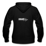 Urban's Edge Women's Zip Hoodie - black