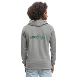 Urban's Edge Unisex Lightweight Terry Logo Hoodie - heather gray