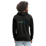 Urban's Edge Unisex Lightweight Terry Logo Hoodie - charcoal gray