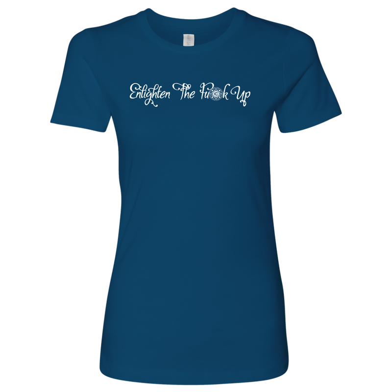 Enlighten The Fu*k up Women's Long Fitted Tee
