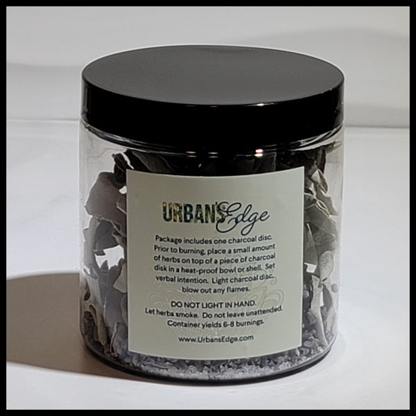 Protection Smudging Herb Blend with Charged Quartz Sand