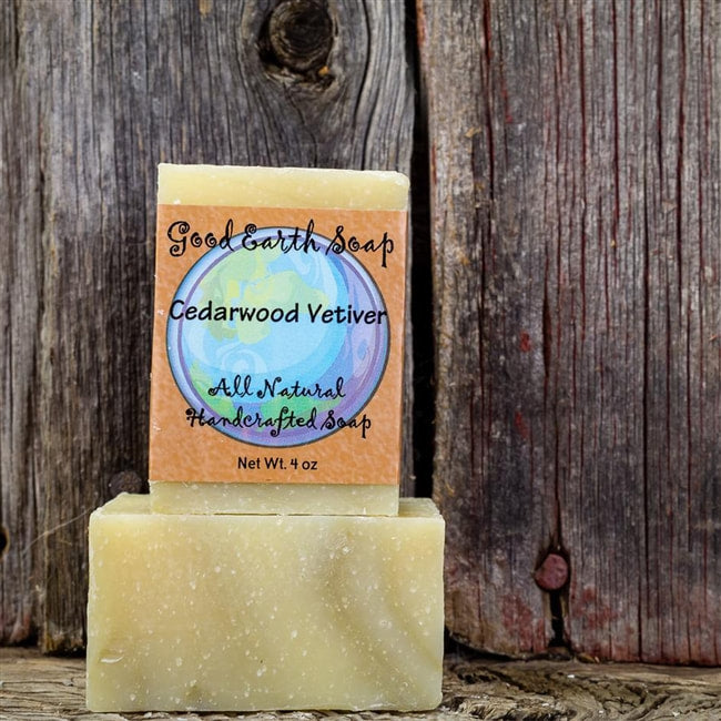 CEDARWOOD VETIVER SOAP BY GOOD EARTH
