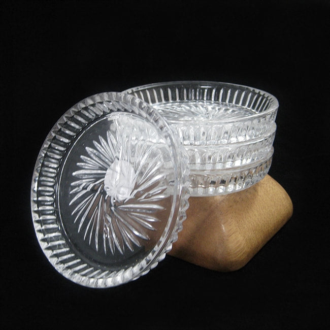 CRYSTAL COASTERS- SET OF 4