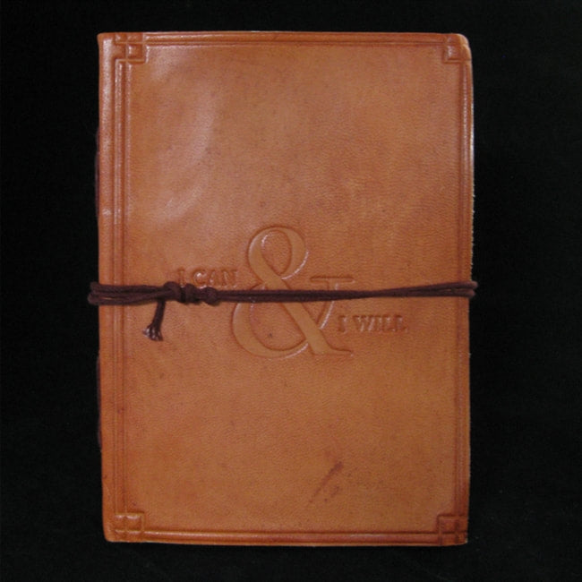 I CAN & I WILL HANDMADE LEATHER JOURNAL