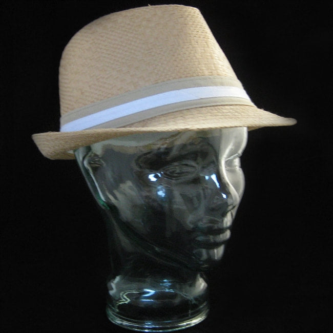 MENS' WOVEN FEDORA HAT