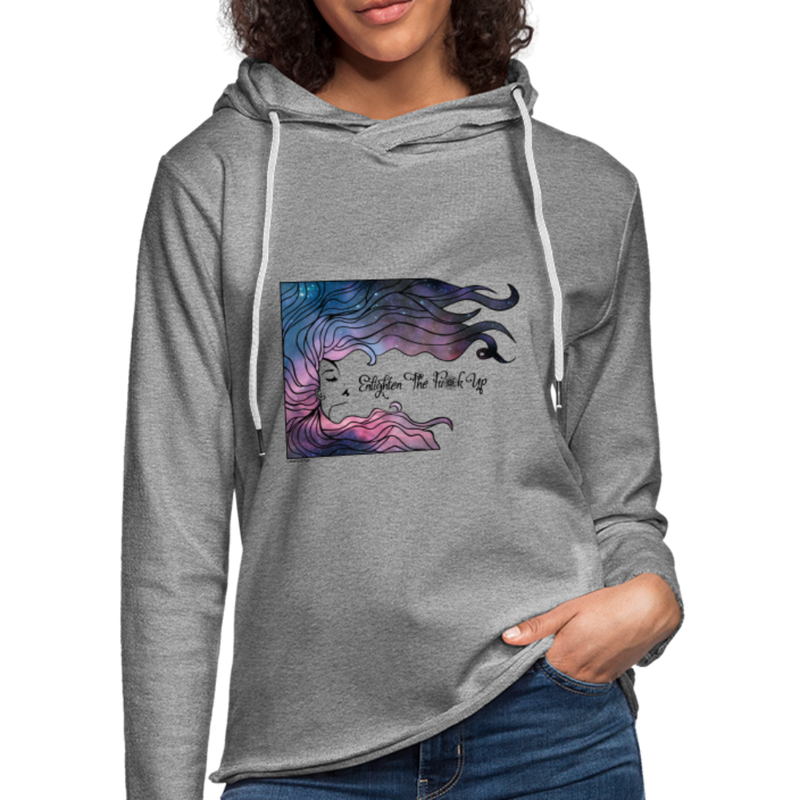 Unisex Lightweight Terry Hoodie - heather gray