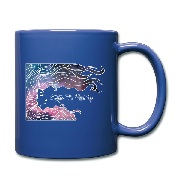 Enlighten the Fu*k up Mug - royal blue