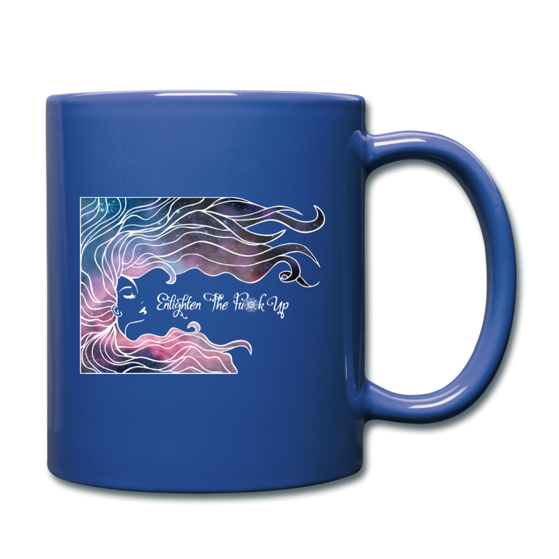 Enlighten the Fu*k up Mug - royal blue