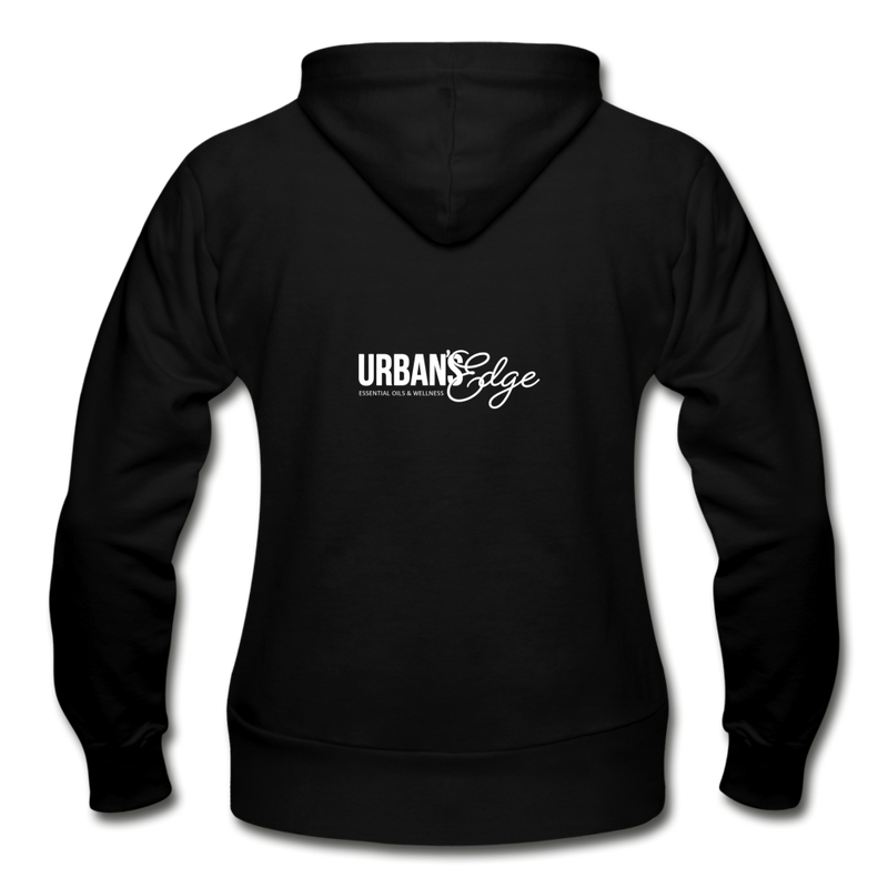 Urban's Edge Women's Zip Hoodie - black