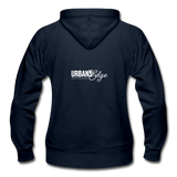 Urban's Edge Women's Zip Hoodie - navy