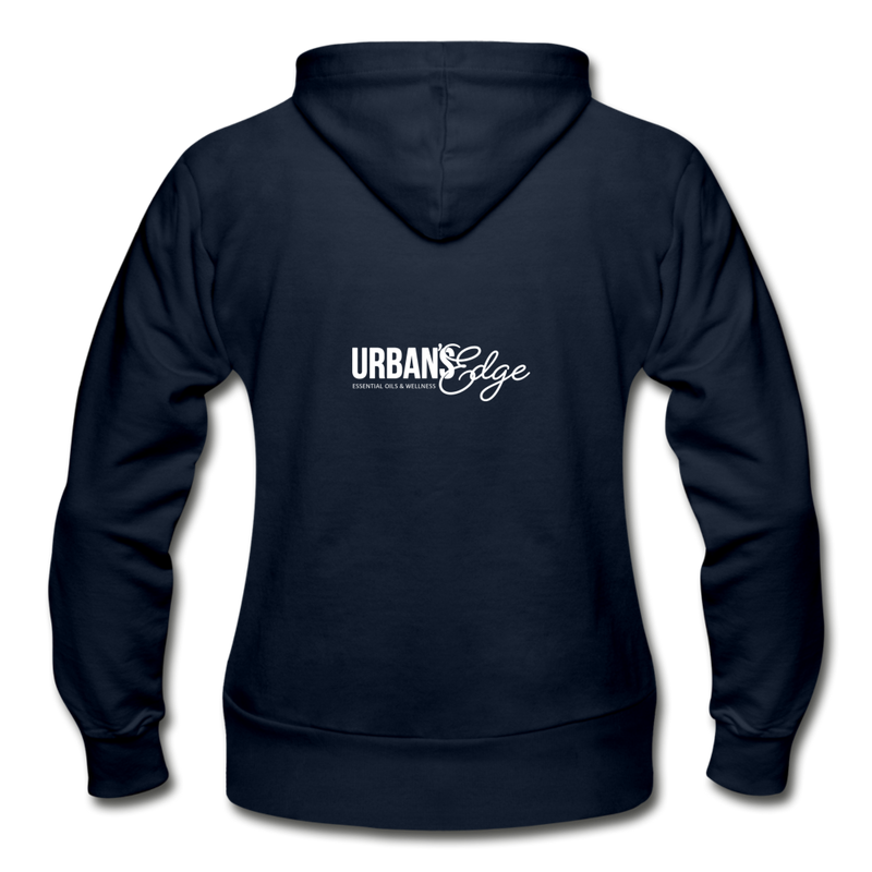 Urban's Edge Women's Zip Hoodie - navy