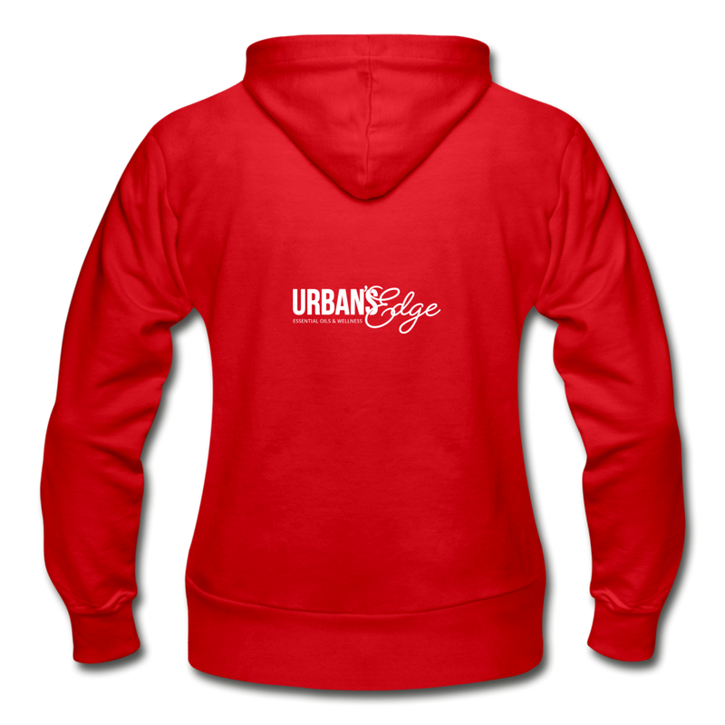 Urban's Edge Women's Zip Hoodie - red