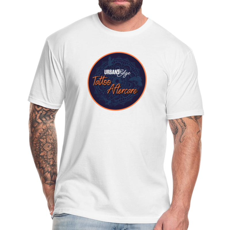 Men's Fitted Tattoo Balm Tee - white