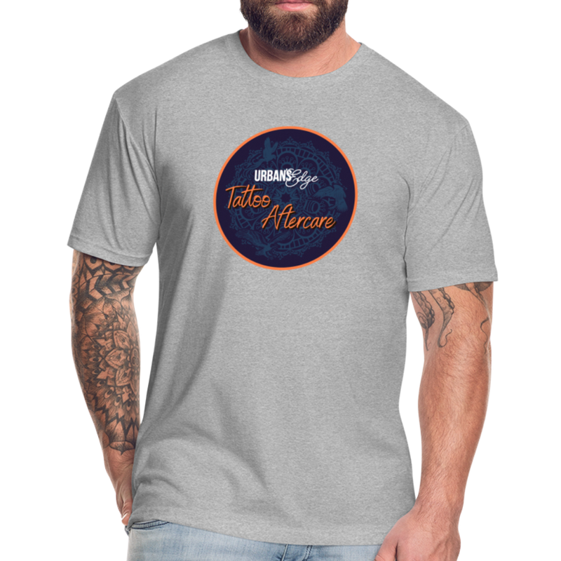 Men's Fitted Tattoo Balm Tee - heather gray